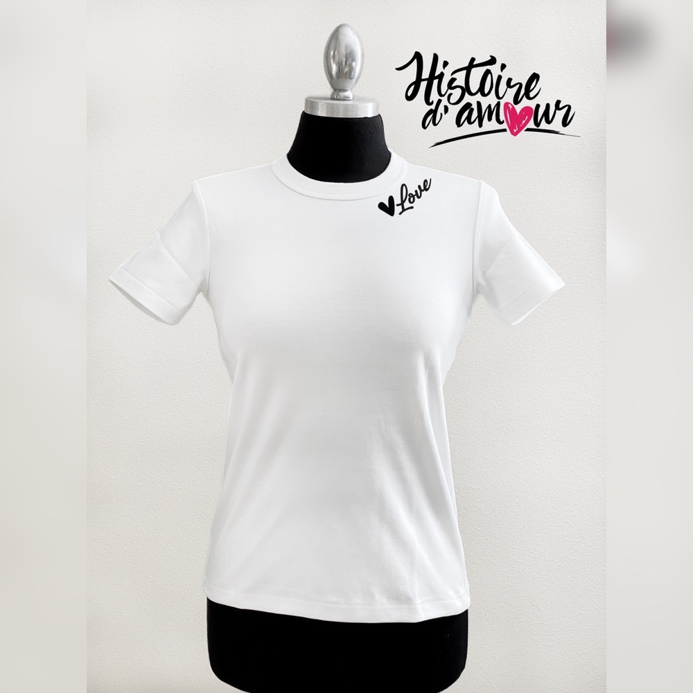 Designed Flocked Logo Tshirt